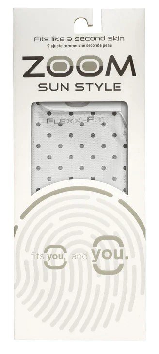 Zoom Sun Style Powernet dameshandschoen, wit/polka dot