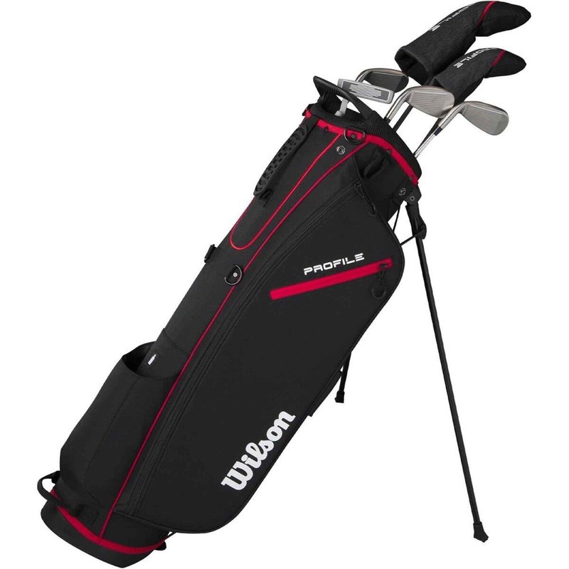 Wilson Profile heren golf halve set (grafiet), MLH + standbag
