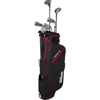 Wilson Profile heren golf halve set (grafiet), MLH + standbag