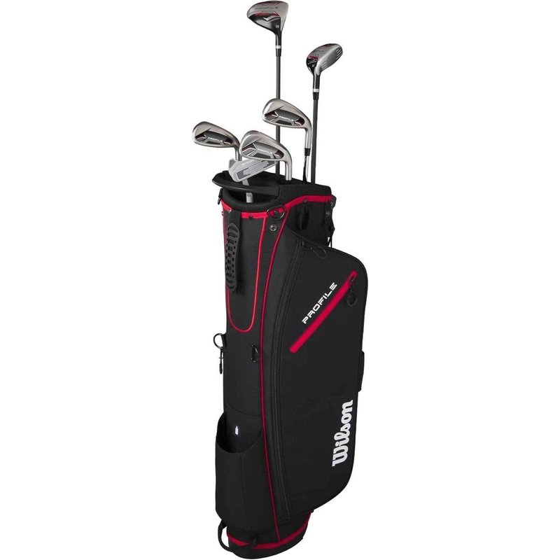 Wilson Profile heren golf halve set (grafiet), MLH + standbag