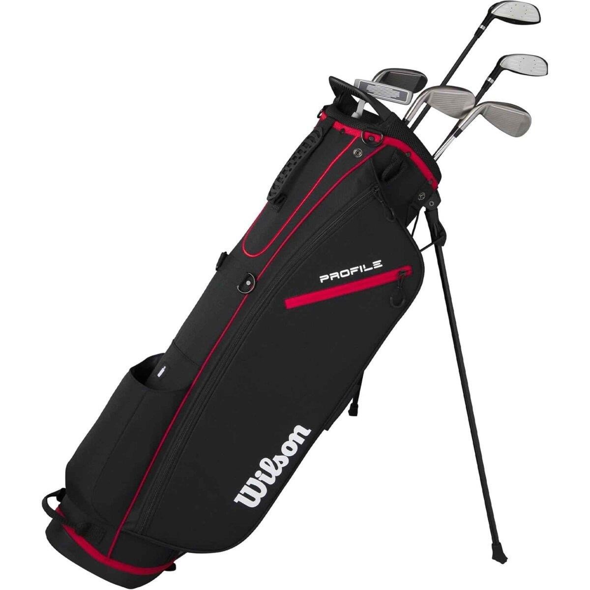 Wilson Profile heren golf halve set (grafiet), MLH + standbag