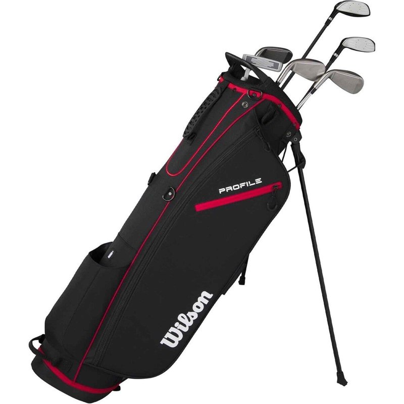 Wilson Profile heren golf halve set (grafiet), MLH + standbag