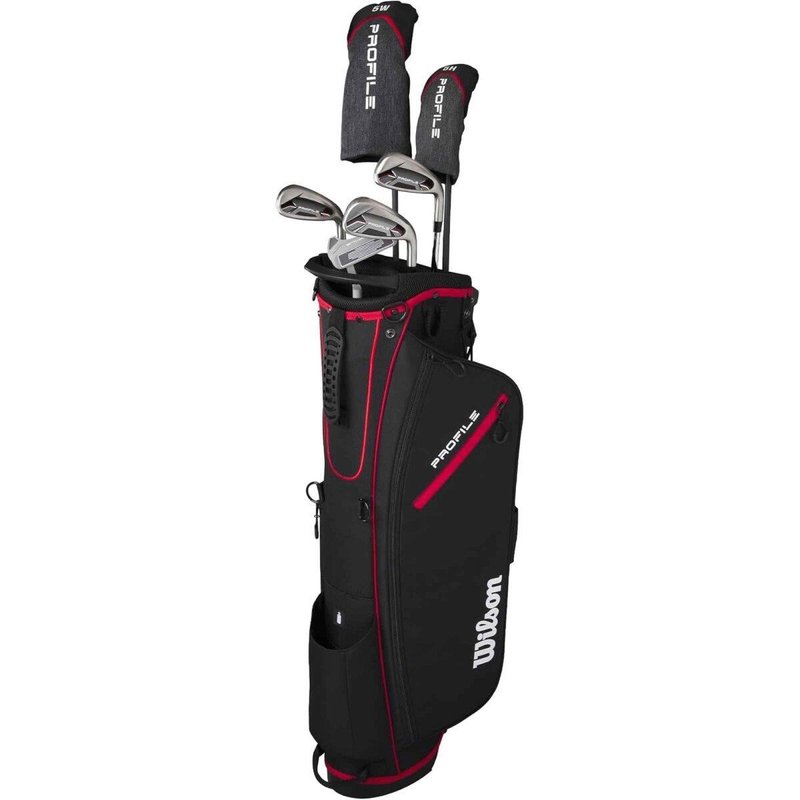 Wilson Profile heren golf halve set (grafiet), MLH + standbag
