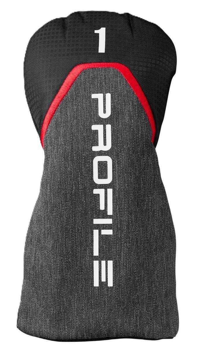 Wilson Profile heren golfset, staal, met standbag, zwart/rood/zilver