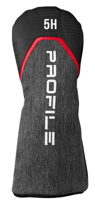 Wilson Profile heren golfset, staal, met standbag, zwart/rood/zilver
