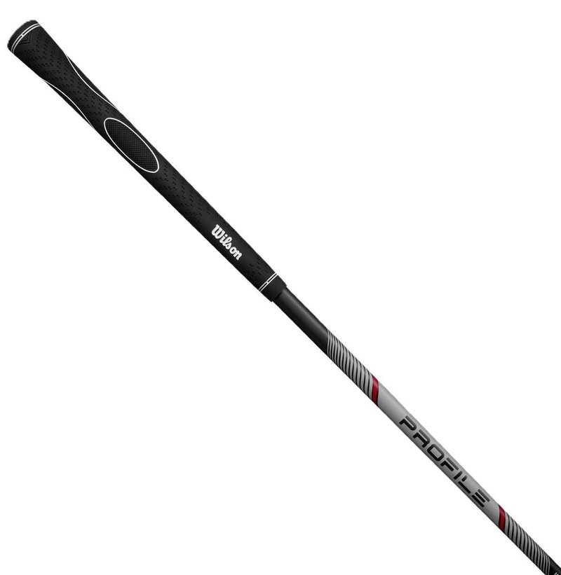 Wilson Profile heren golfset, staal, met standbag, zwart/rood/zilver