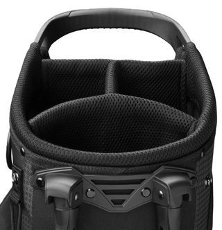 Wilson Profile heren golfset, staal, met standbag, zwart/rood/zilver