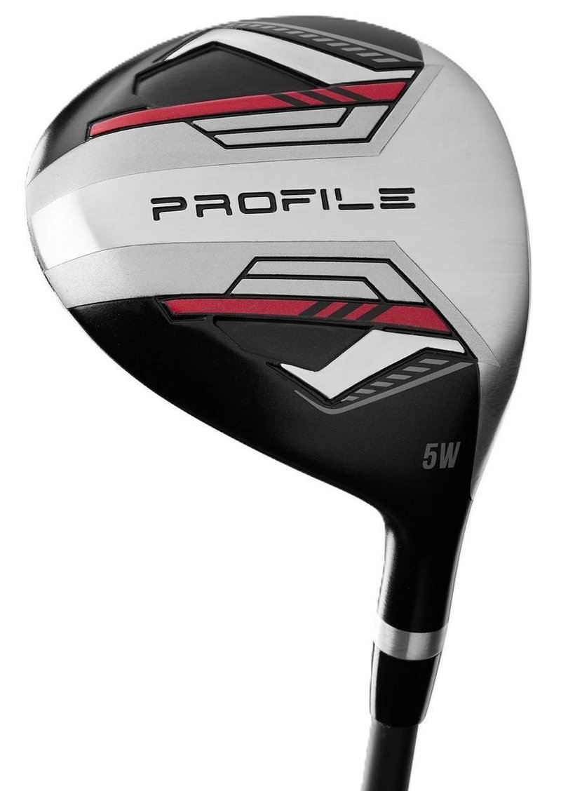 Wilson Profile heren golfset, staal, met standbag, zwart/rood/zilver