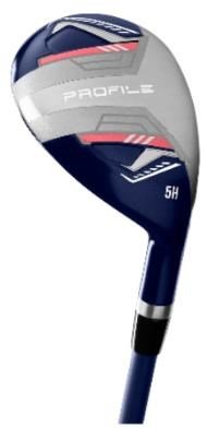 Wilson Profile dames golfset, LLH + cartbag, navy/rose goud/zilver