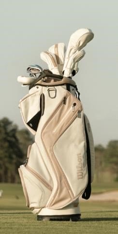 Wilson Aurora dames golfset (grafiet), RH + cartbag