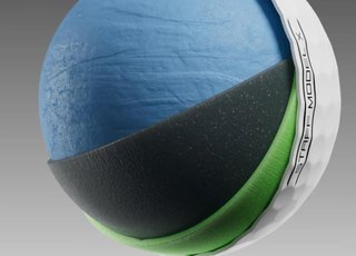 Wilson Staff Model X golfballen, geel