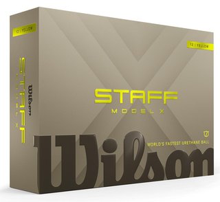Wilson Staff Model X golfballen, geel