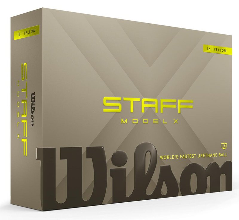 Wilson Staff Model X golfballen, geel