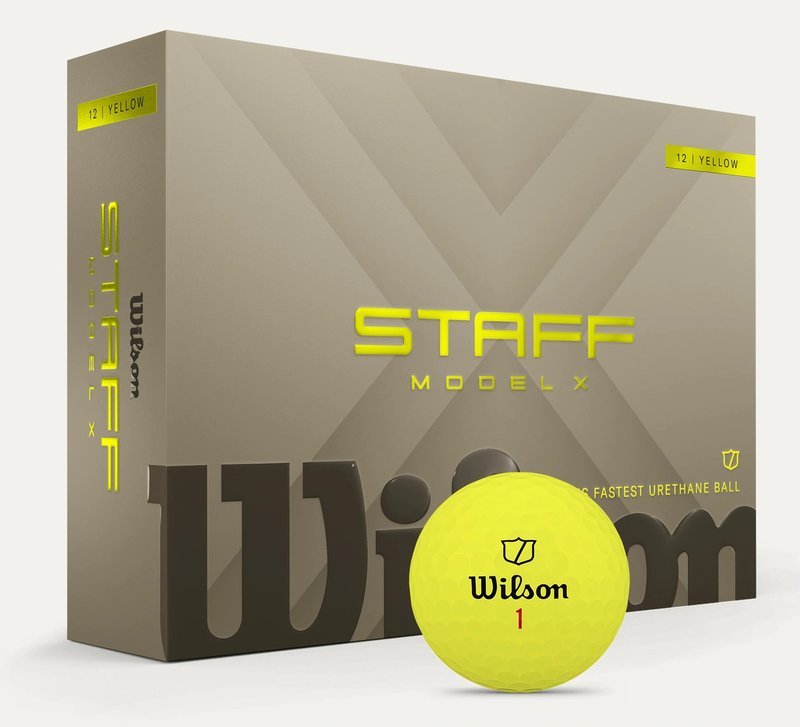 Wilson Staff Model X golfballen, geel