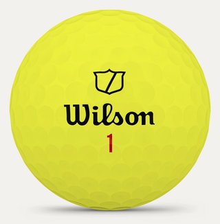 Wilson Staff Model X golfballen, geel