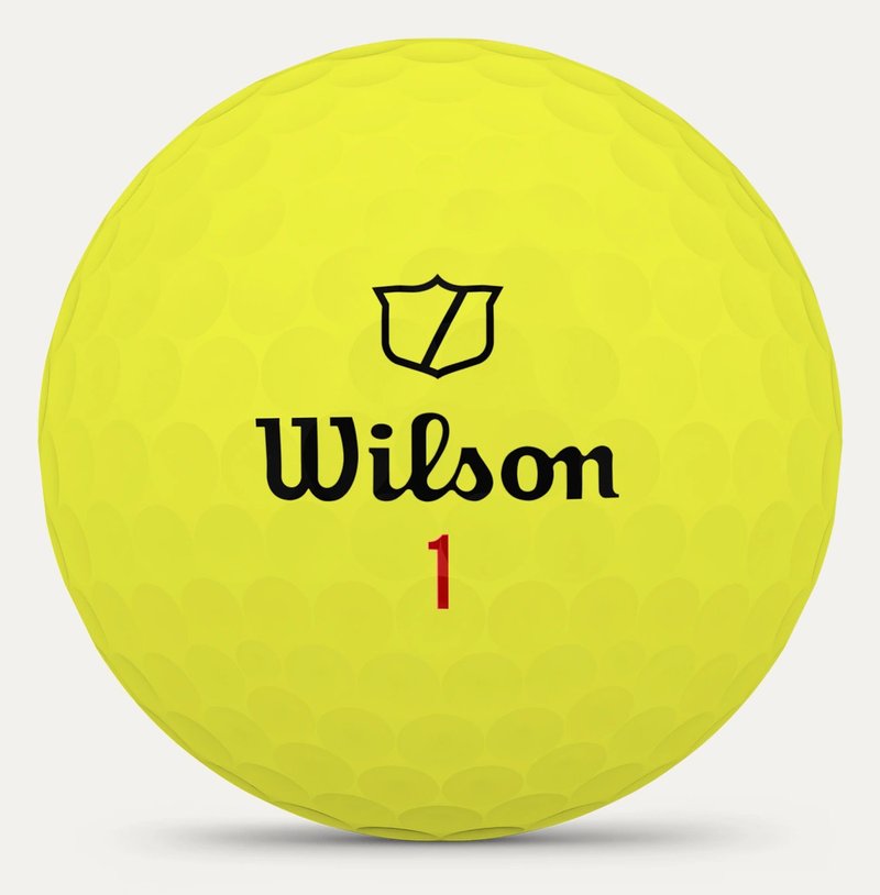 Wilson Staff Model X golfballen, geel
