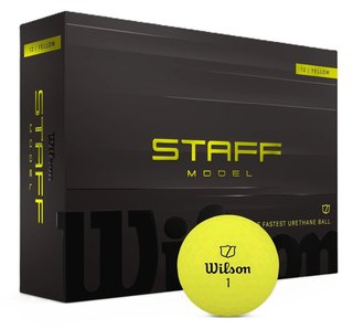 Wilson Staff Model golfballen, geel