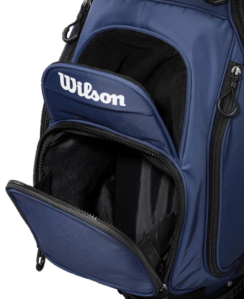 Wilson Talus 14 stand bag, navy/white