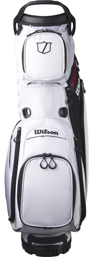 Wilson Talus 14 stand bag, wit/zwart