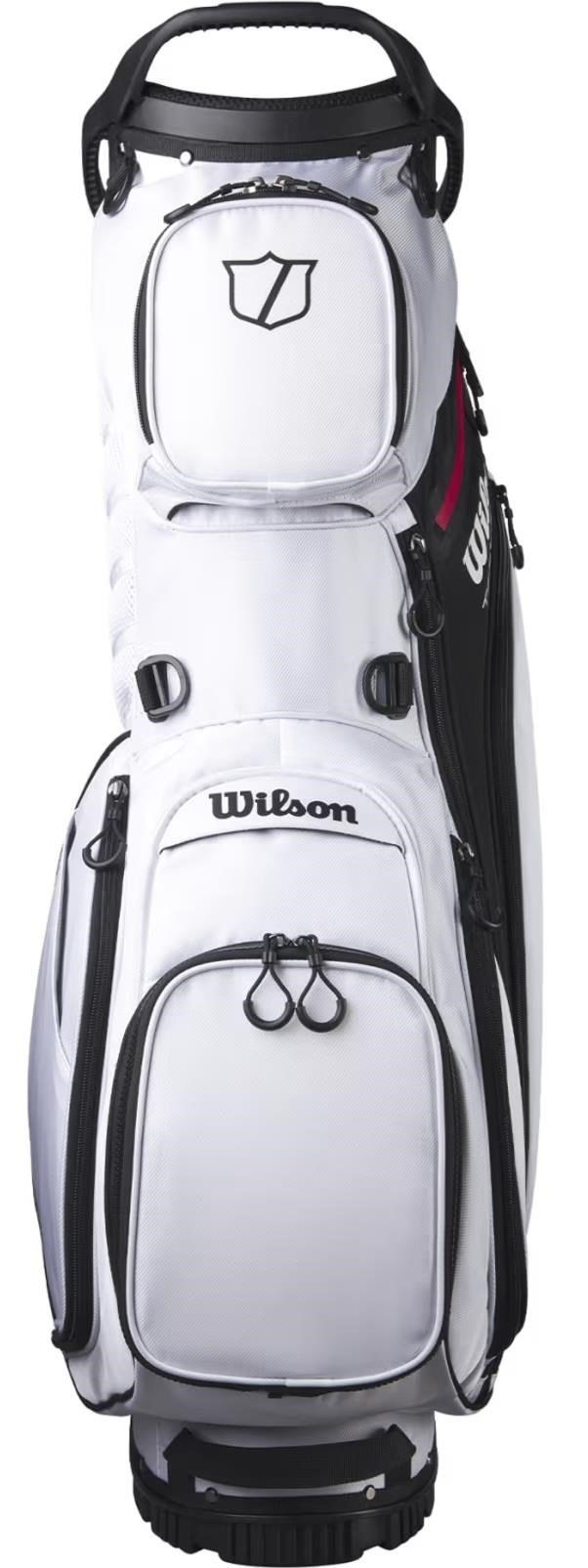 Wilson Talus 14 stand bag, wit/zwart