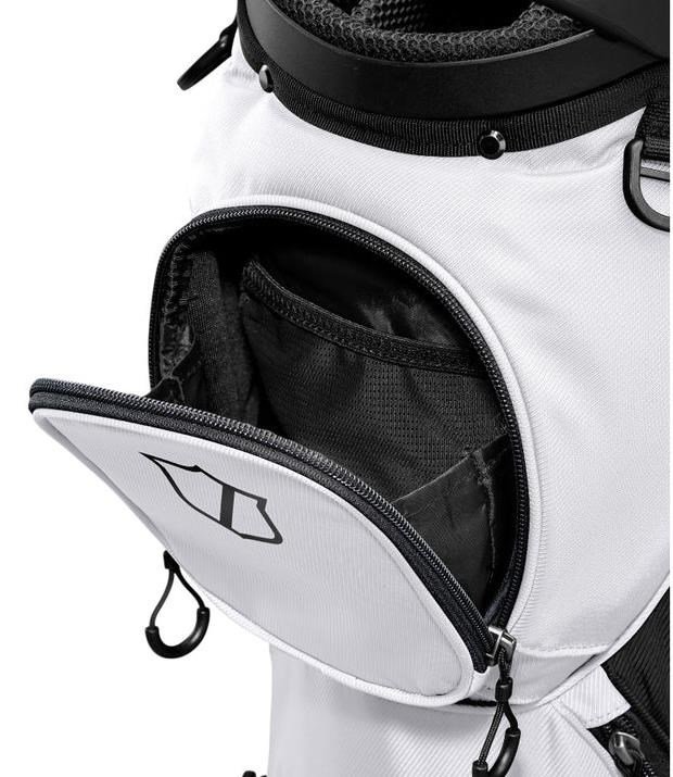 Wilson Talus 14 stand bag, wit/zwart