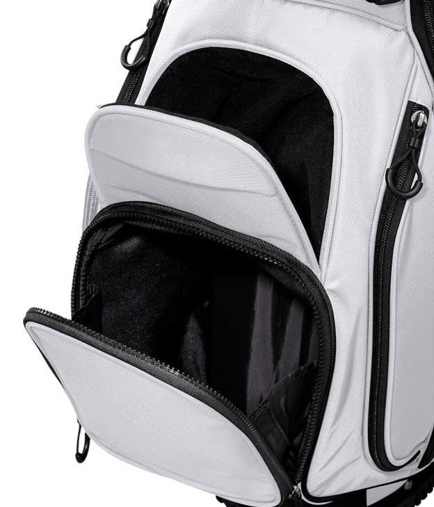 Wilson Talus 14 stand bag, wit/zwart