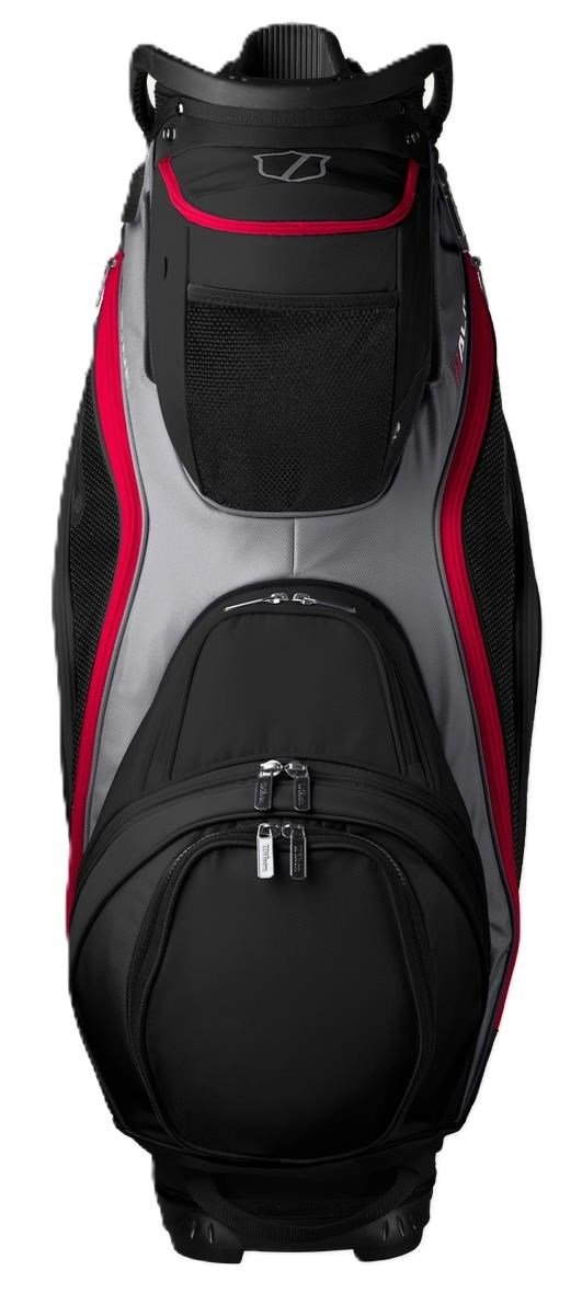 Wilson Alpine Dry cart bag, zwart/grijs/rood