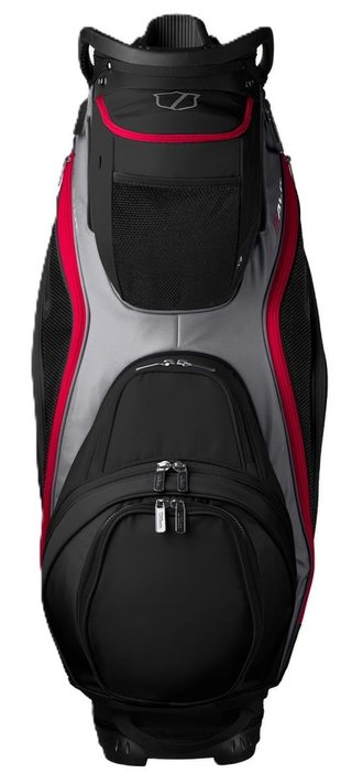 Wilson Alpine Dry cart bag, zwart/grijs/rood