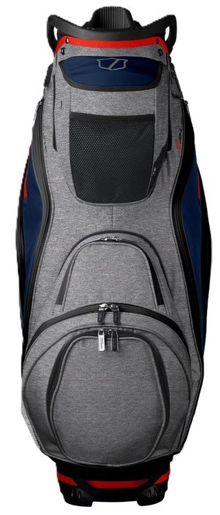 Wilson Alpine Dry cart bag, grijs/navy/rood