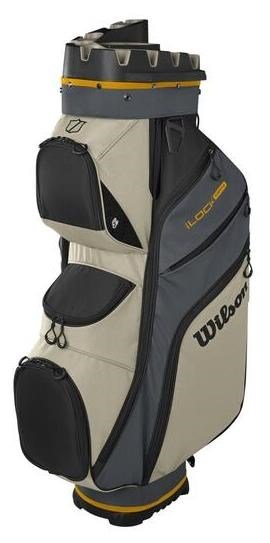 Wilson I-Lock Dry cart bag, grijs/khaki/oranje