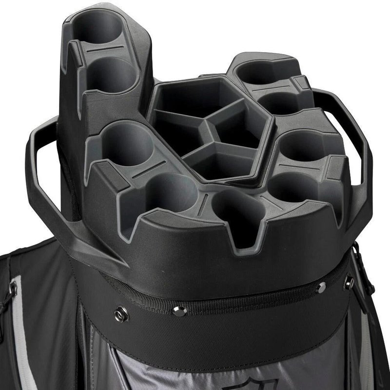 Wilson I-Lock Dry cart bag, grijs/khaki/oranje
