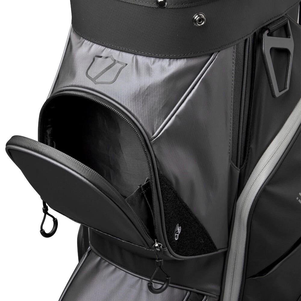 Wilson I-Lock Dry cart bag, grijs/khaki/oranje