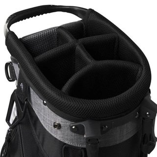 Wilson Feather stand bag, zwart/grijs/wit