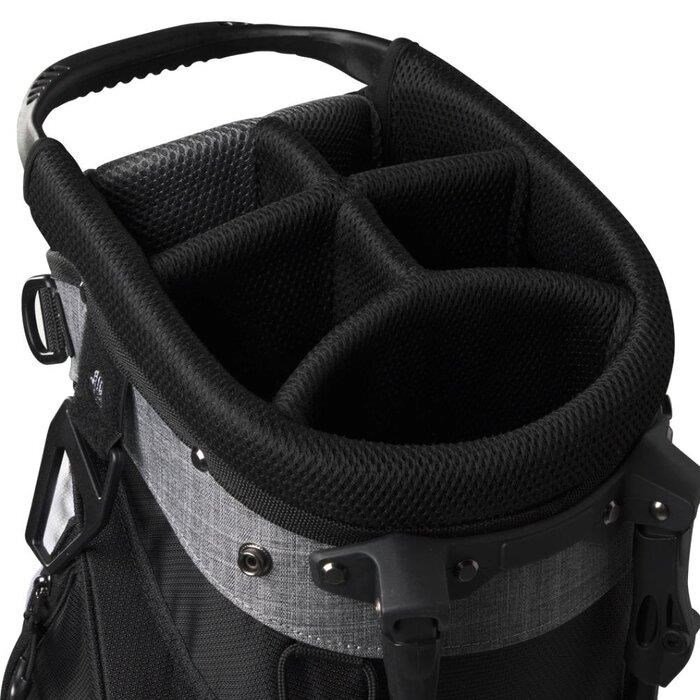 Wilson Feather stand bag, zwart/grijs/wit