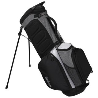 Wilson Feather stand bag, zwart/grijs/wit