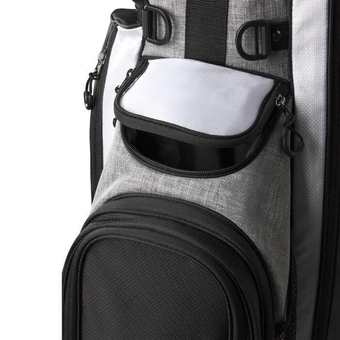 Wilson Feather stand bag, zwart/grijs/wit