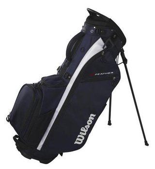 Wilson Feather stand bag, navy/wit