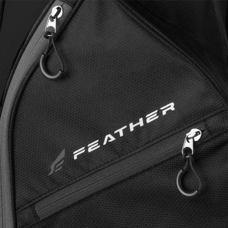 Wilson Feather stand bag, navy/wit