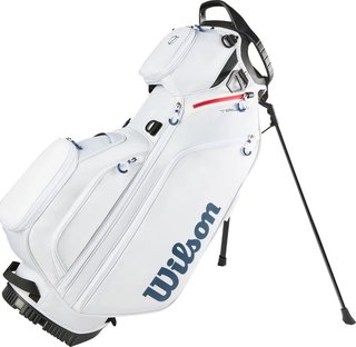 Wilson Talus 5 stand bag, wit/rood/blauw