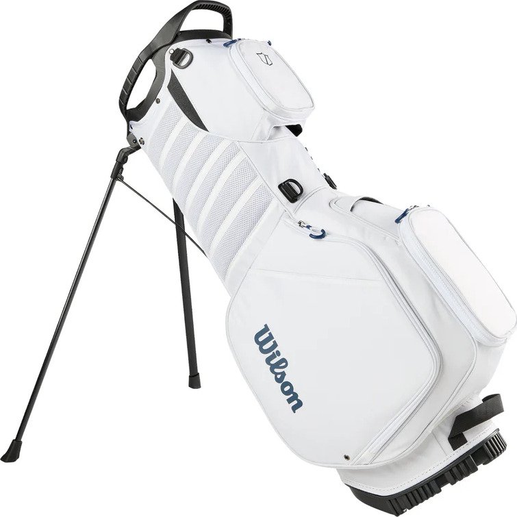 Wilson Talus 5 stand bag, wit/rood/blauw