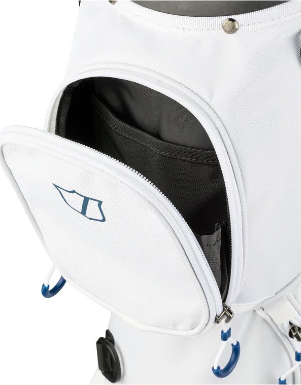 Wilson Talus 5 stand bag, wit/rood/blauw