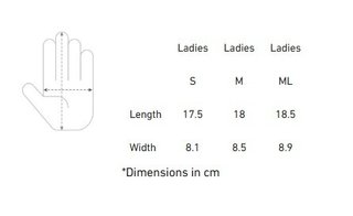 TaylorMade Kalea dameshandschoen, grijs/wit