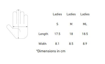 TaylorMade Kalea dameshandschoen, grijs/wit