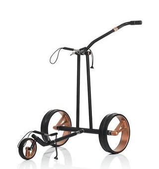 JuCad Phantom Titan Black on Black Rosé 3.0 elektrische trolley, roze