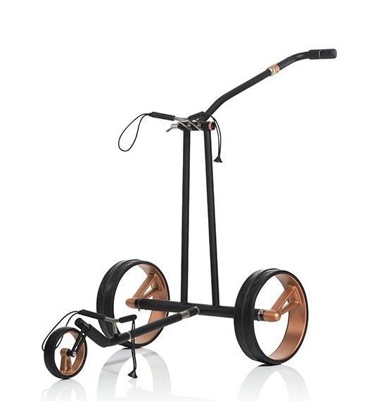 JuCad Phantom Titan Black on Black Rosé 3.0 elektrische trolley, roze