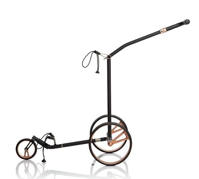 JuCad Phantom Titan Black on Black Rosé 3.0 elektrische trolley, roze