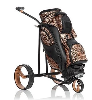 JuCad Phantom Titan Black on Black Rosé 3.0 elektrische trolley, roze