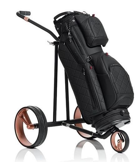 JuCad Phantom Titan Black on Black Rosé 3.0 elektrische trolley, roze