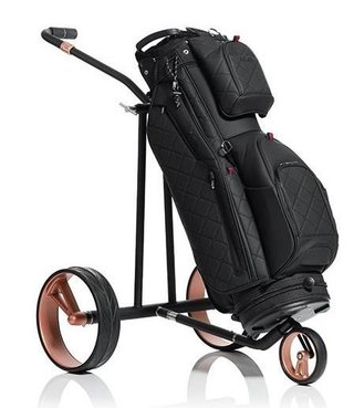 JuCad Phantom Titan Black on Black Rosé 3.0 elektrische trolley, roze