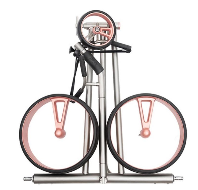 JuCad Phantom Titan Rosé eX 3.0 elektrische trolley, rose